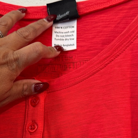 Harley-Davidson Red Long Sleeve Blouse - Picture 4 of 5